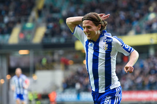 IFK Göteborgs Lasse Vibe jublar
