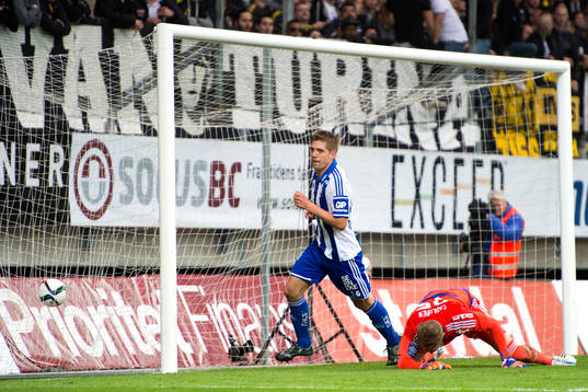 IFK Göteborgs Mikael Boman jublar