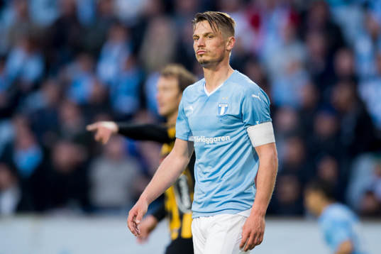 Malmö FFs Markus Rosenberg deppar