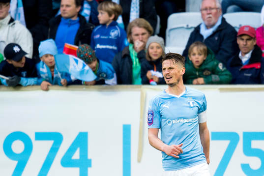 Malmö FFs Markus Rosenberg deppar