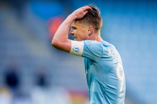 Malmö FFs Markus Rosenberg deppar