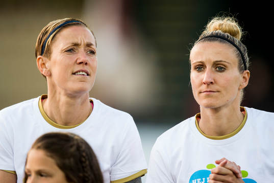 Rosengårds Therese Sjögran och Anja Mittag