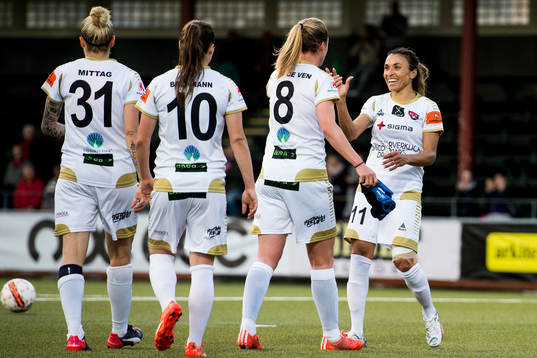 Rosengårds Kirsten Van De Ven och Marta Viera Da Silva
