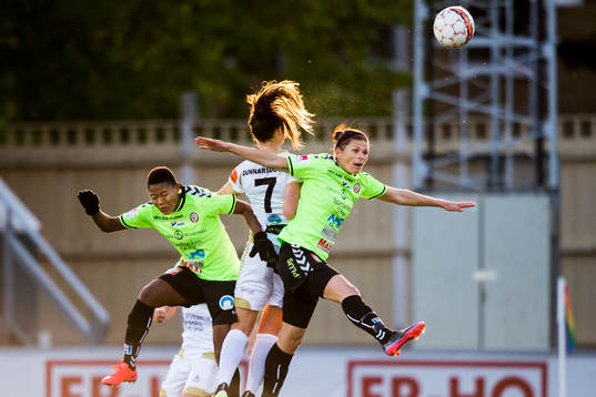 Kristianstads Ida Rebecca Guehai och Susanne Moberg i