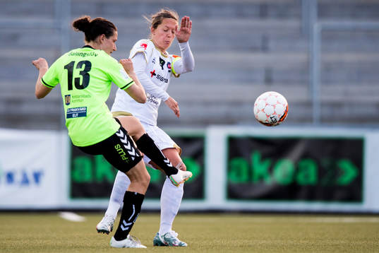 Kristianstads Johanna Rasmussen och Rosengårds Lina Nilsson