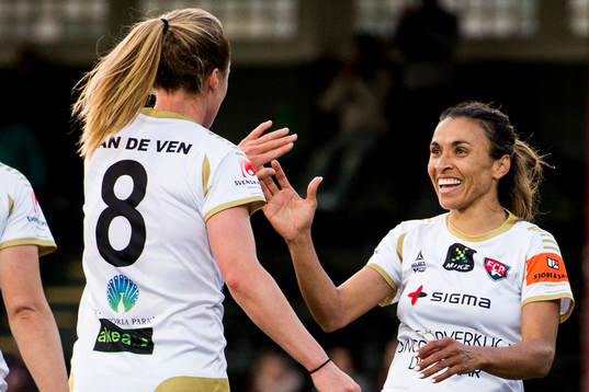 Rosengårds Kirsten Van De Ven och Marta Viera Da Silva