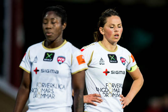 Rosengårds Anita Asante och Sara Björk Gunnarsdottir