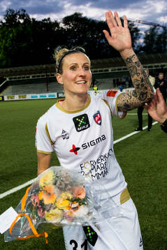 Rosengårds Anja Mittag avtackas