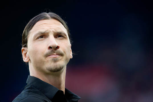 s Zlatan Ibrahimovic före fotbollsmatchen i Ligue 1 mellan