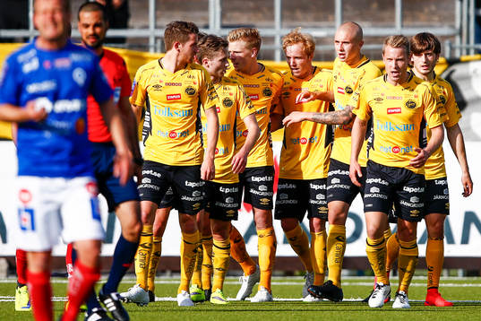Elfsborgs spelare jublar