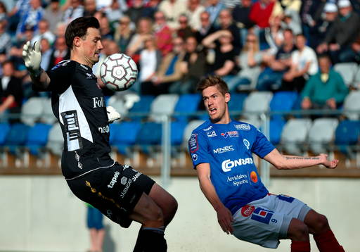 Missad målchans för Åtvidabergs Victor Sköld förbi