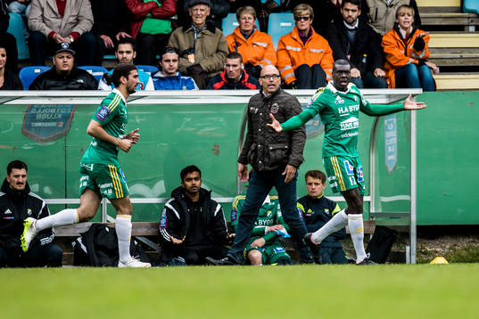 Ljungskiles tränare Tor-Arne Fredheim och Ken Sema