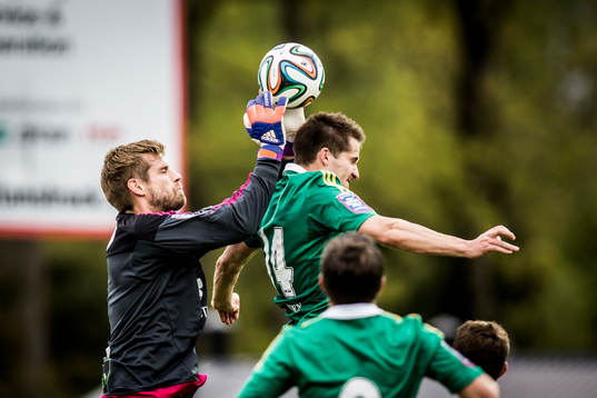 Ängelholms målvakt Oscar Berglund