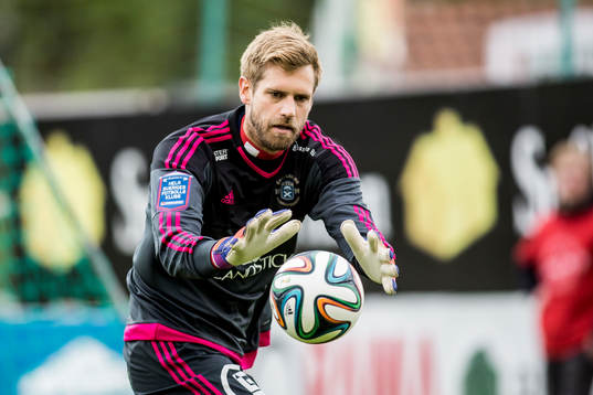 Ängelholms målvakt Oscar Berglund
