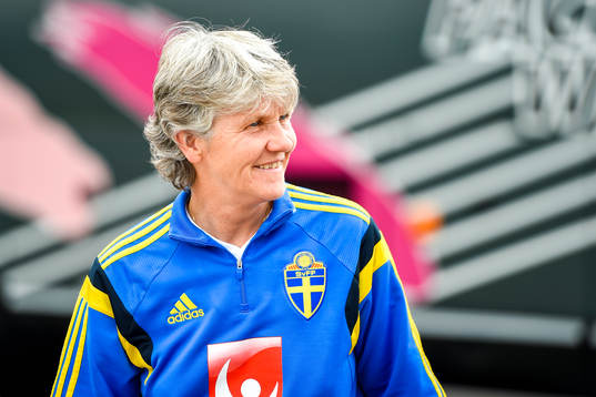 Sveriges Förbundskapten Pia Sundhage