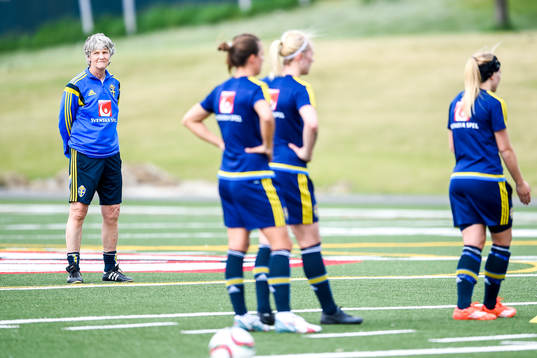 Sveriges Förbundskapten Pia Sundhage