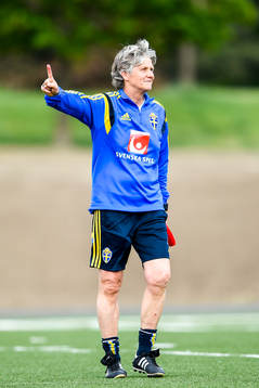 Sveriges Förbundskapten Pia Sundhage