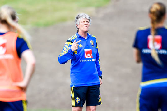 Sveriges Förbundskapten Pia Sundhage