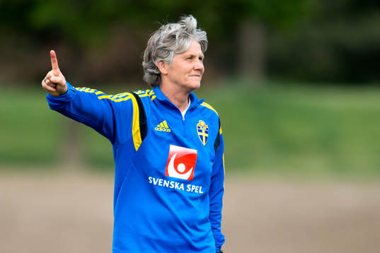 Sveriges förbundskapten Pia Sundhage
