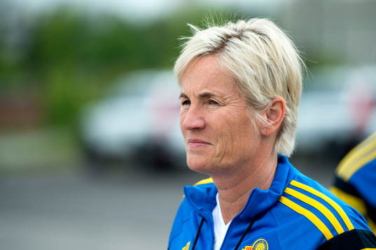 Sveriges assisterande förbundskapten Lilie Persson