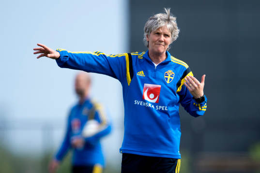 Sveriges förbundskapten Pia Sundhage