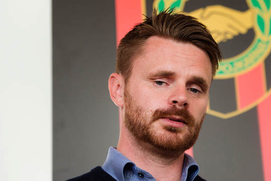Brommapojkarnas tränare Magni Fannberg Magnusson deltar i