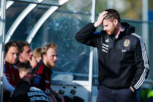 Brommapojkarnas tränare Magni Fannberg Magnusson