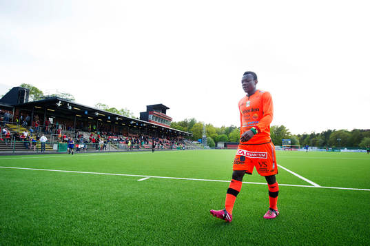 Varbergs Thomas Boakye går av planen