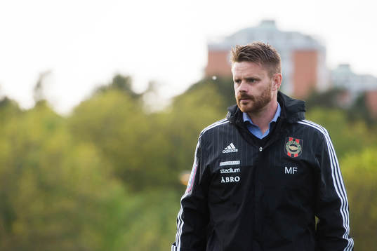 Brommapojkarnas tränare Magni Fannberg Magnusson