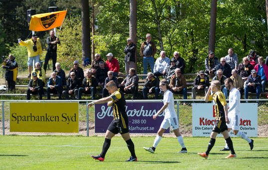 IFK Hässleholms hade en egen klack i matchen i division 2