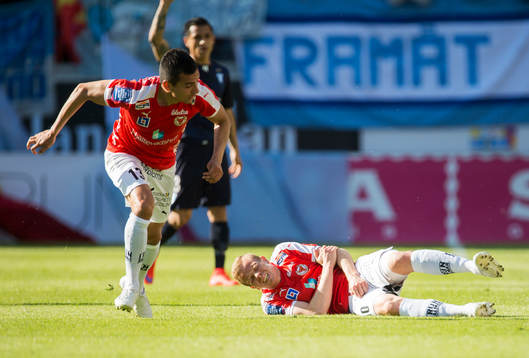 under fotbollsmatchen i Allsvenskan mellan Kalmar och Malmö