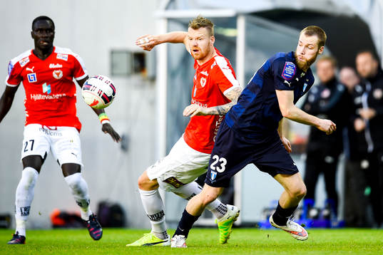 Kalmars Marcus Nilsson och Malmö FFs Jo Inge Berget
