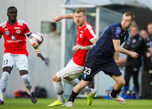 Kalmars Marcus Nilsson och Malmö FFs Jo Inge Berget