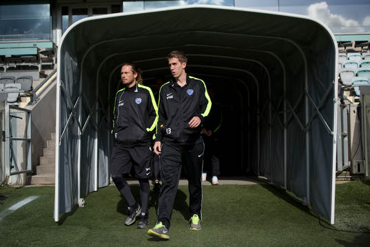 Falkenbergs Rasmus Andersson och Adam Eriksson kliver in