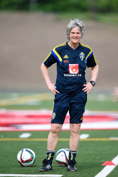 Förbundskapten Pia Sundhage