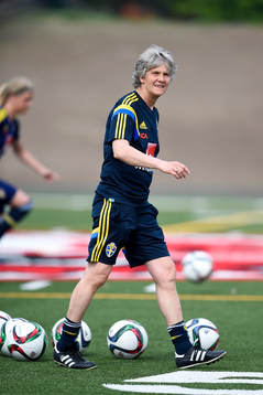 Förbundskapten Pia Sundhage