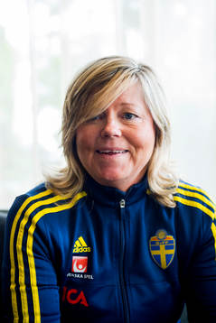 Sveriges landslagschef Marika Domanski Lyfors