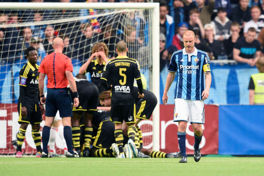 Djurgårdens Fredrik Stenman deppar