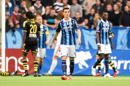 Djurgårdens Haris Radetinac deppar