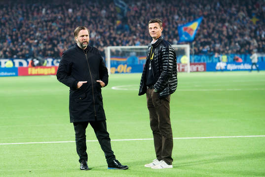 s sportchef Björn Wesström och säkerhetsansvarige Henrik