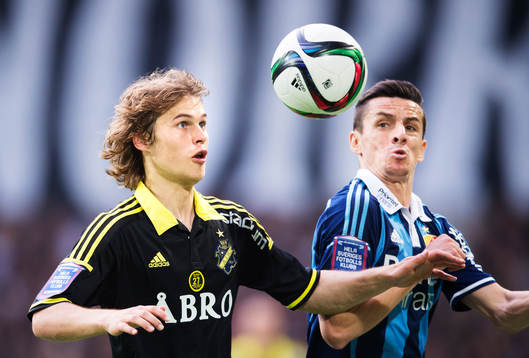 s Sam Lundholm och Djurgårdens Haris Radetinac