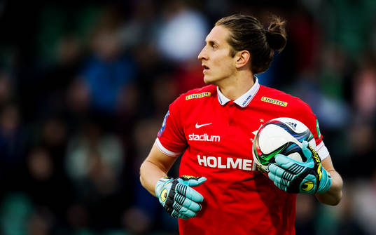 Norrköpings målvakt David Mitov Nilsson