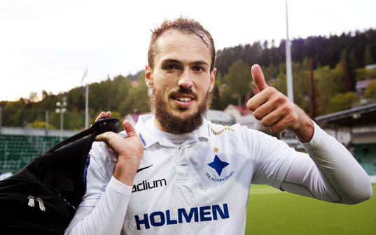 Norrköpings Emir Kujovic jublar