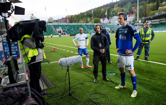 Sundsvalls Johan Eklund pratar med cmore