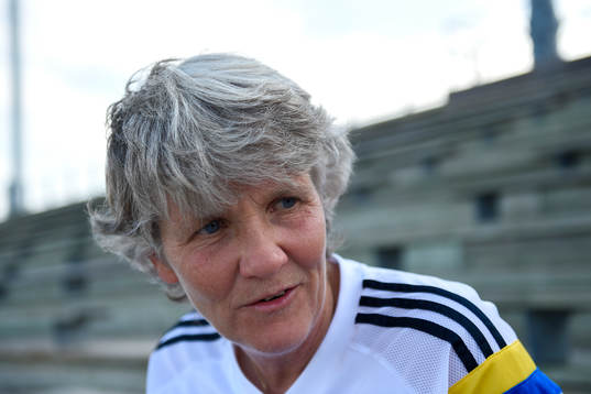 Sveriges Förbundskapten Pia Sundhage