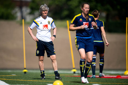 Sveriges förbundskapten Pia Sundhage