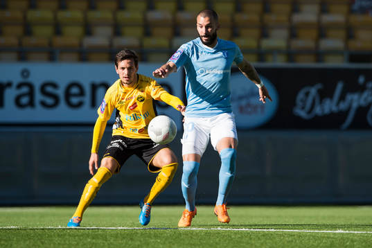 Malmö FFs Guillermo Molins och Elfsborgs Liridon Gashi