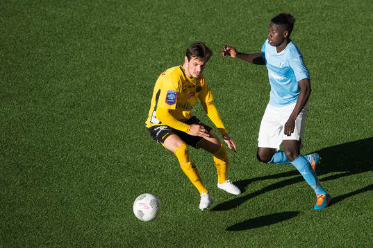 Malmö FFs Pa Konate och Elfsborgs Liridon Gashi