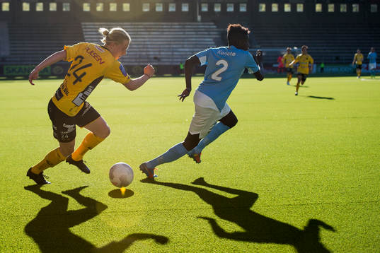 Elfsborgs Viktor Götesson och Malmö FFs Pa Konate