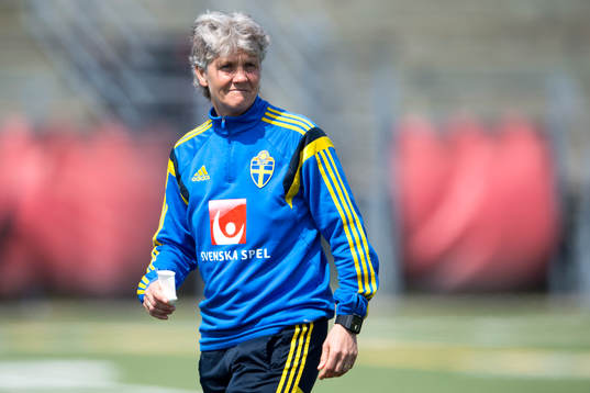 Sveriges förbundskapten Pia Sundhage